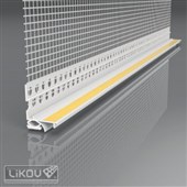 LIKOV LS2-FLEX 06 lišta okenní začišťovací 2D 9 mm s krycí lamelou a tkaninou 2,6m LIKOV LS2-FLEX 06 lišta okenní začišťovací 2D 9 mm s krycí lamelou a tkaninou 2,6m